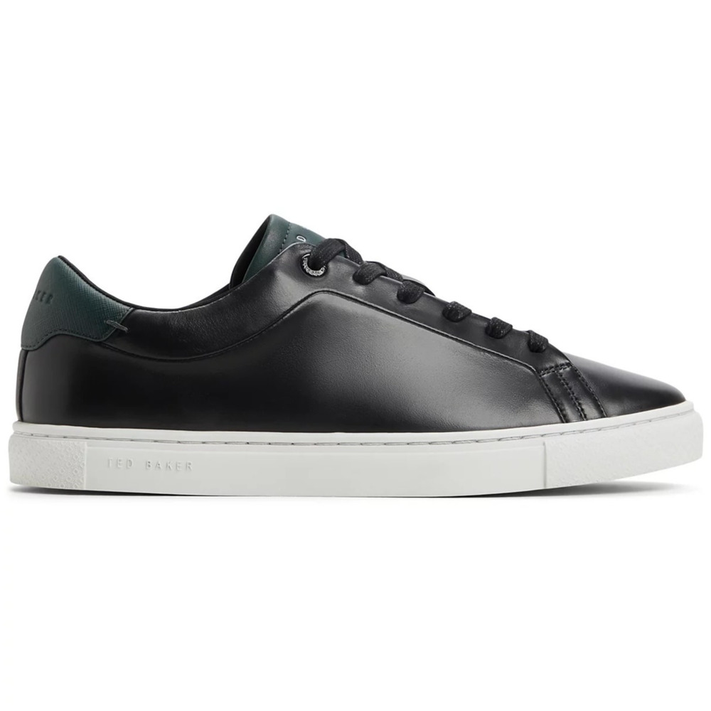 Ted Baker Men's Robberto Lace Up Black Leather Shoes Size 8.5